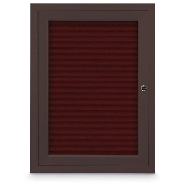 Letterboard, Header, Burgundy/Bronze
